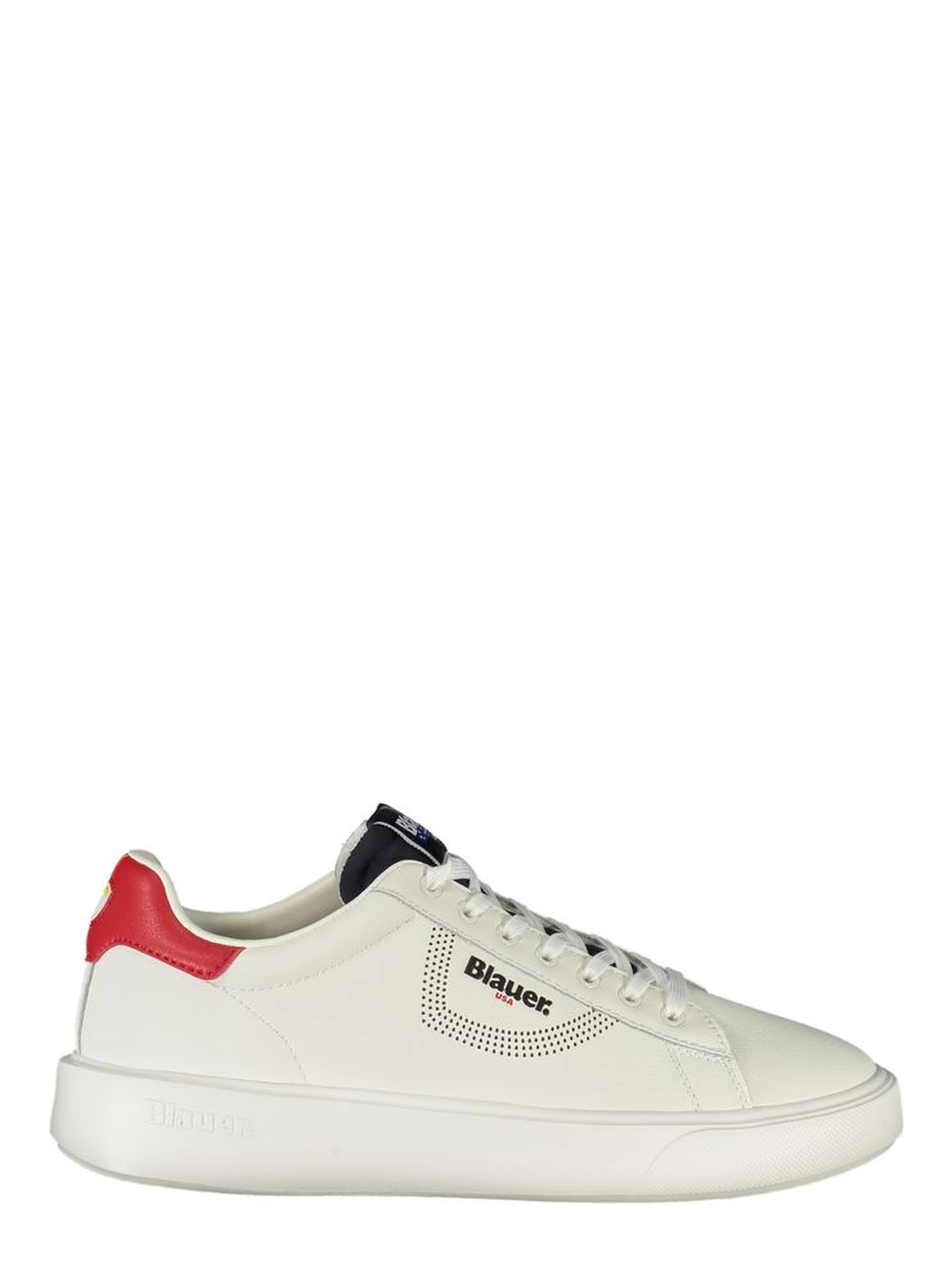 White Polyester Sneaker