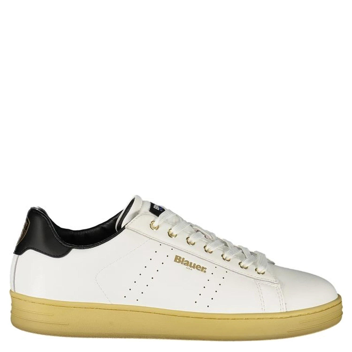 White Polyester Sneaker