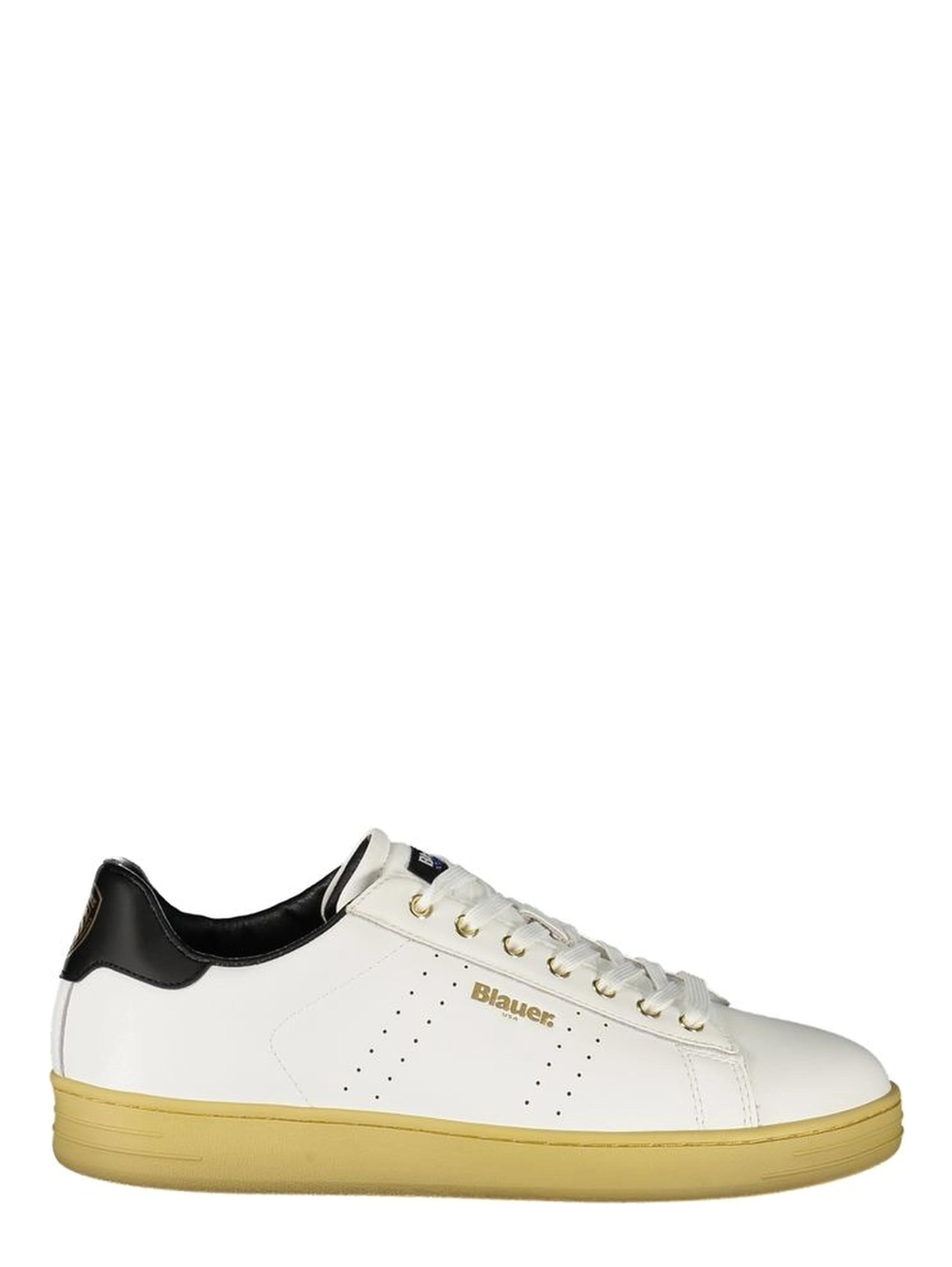 White Polyester Sneaker