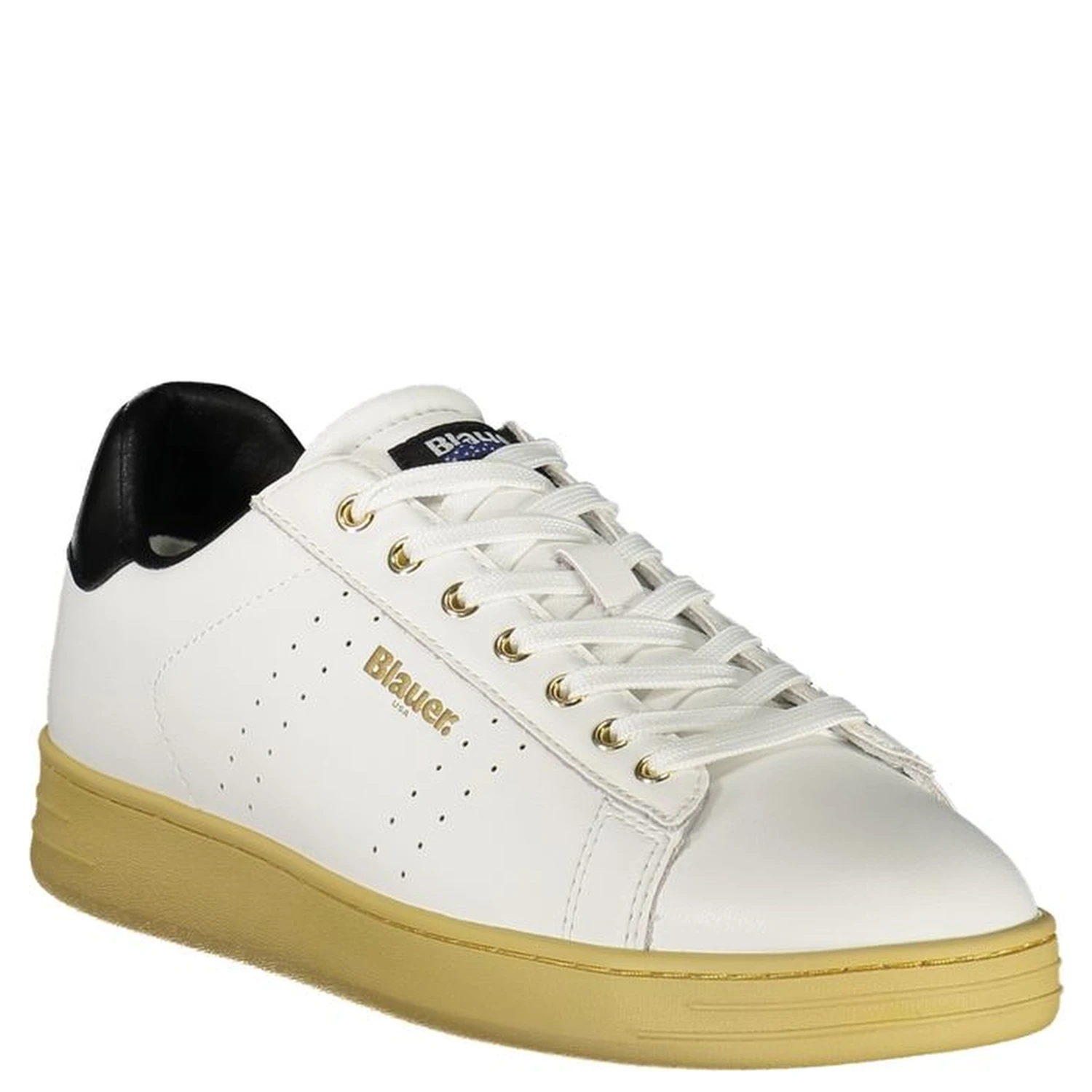 White Polyester Sneaker