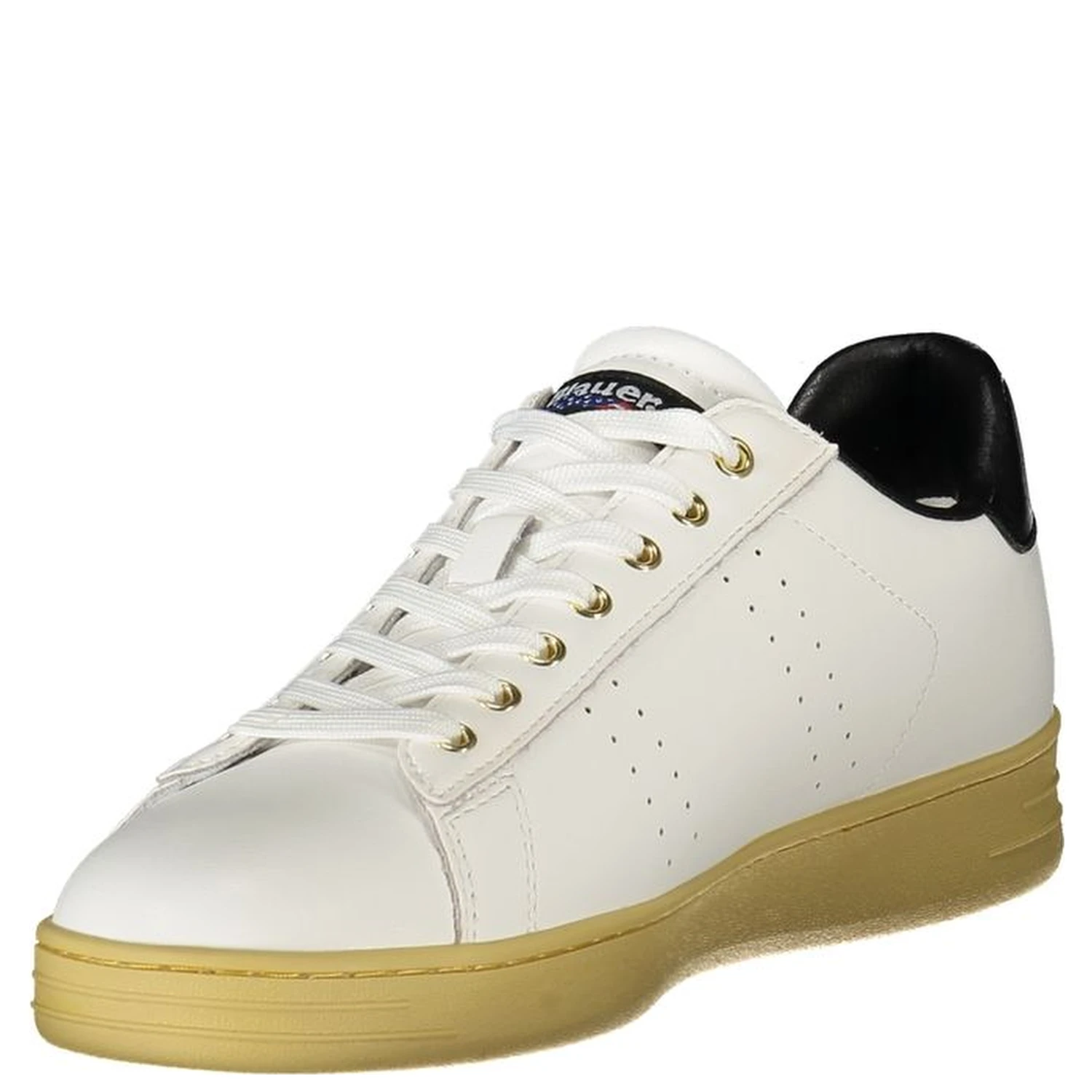 White Polyester Sneaker