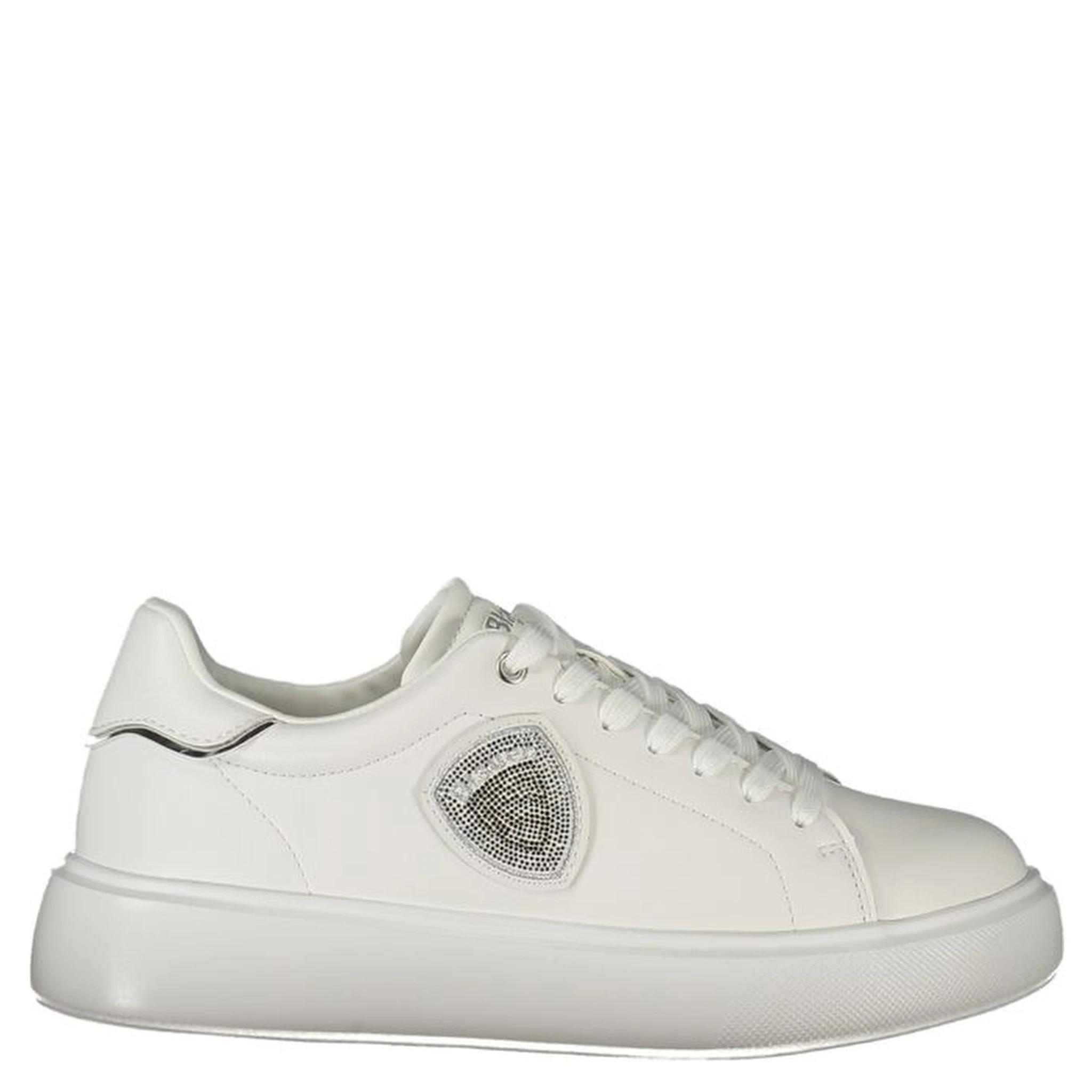 حذاء رياضي أبيض من البوليستر