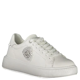 حذاء رياضي أبيض من البوليستر