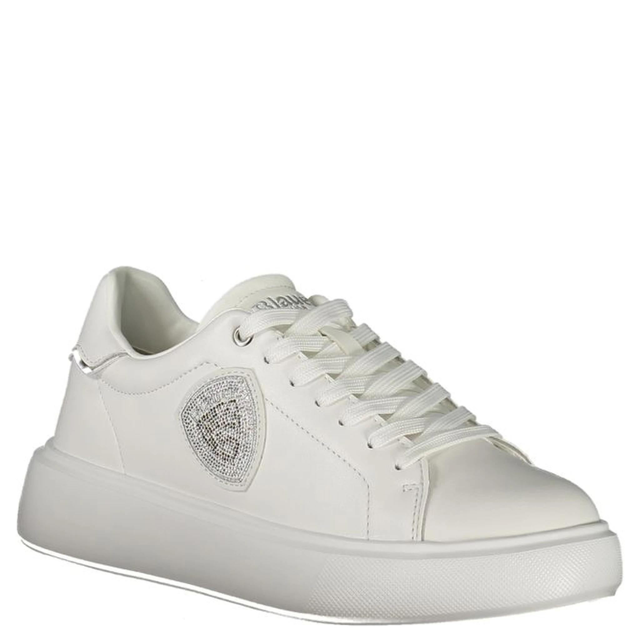 حذاء رياضي أبيض من البوليستر