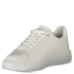 حذاء رياضي أبيض من البوليستر