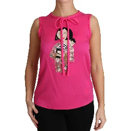 Pink Family Silk Tank  Mama Blouse Top Shirt