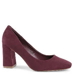 Bordeaux Fabric High Heel Pumps