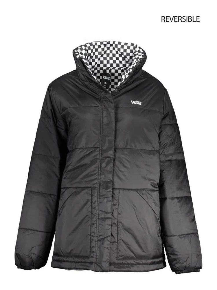 Black Nylon Jackets & Coat