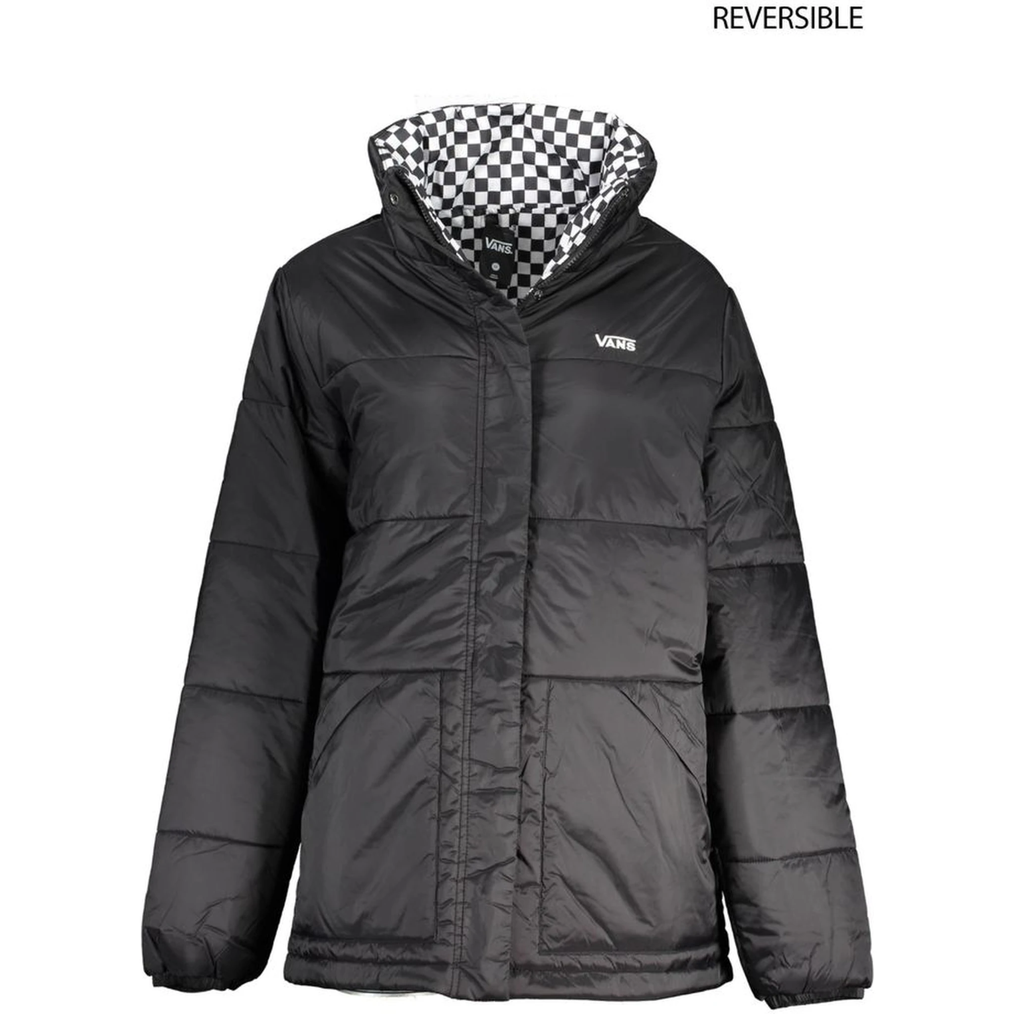 Black Nylon Jackets & Coat