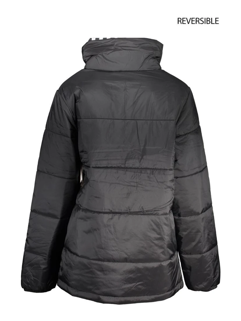 Black Nylon Jackets & Coat