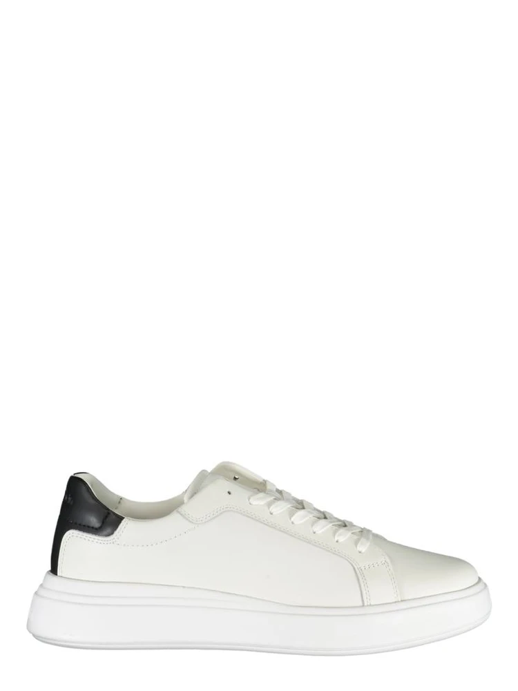 White Polyester Sneaker