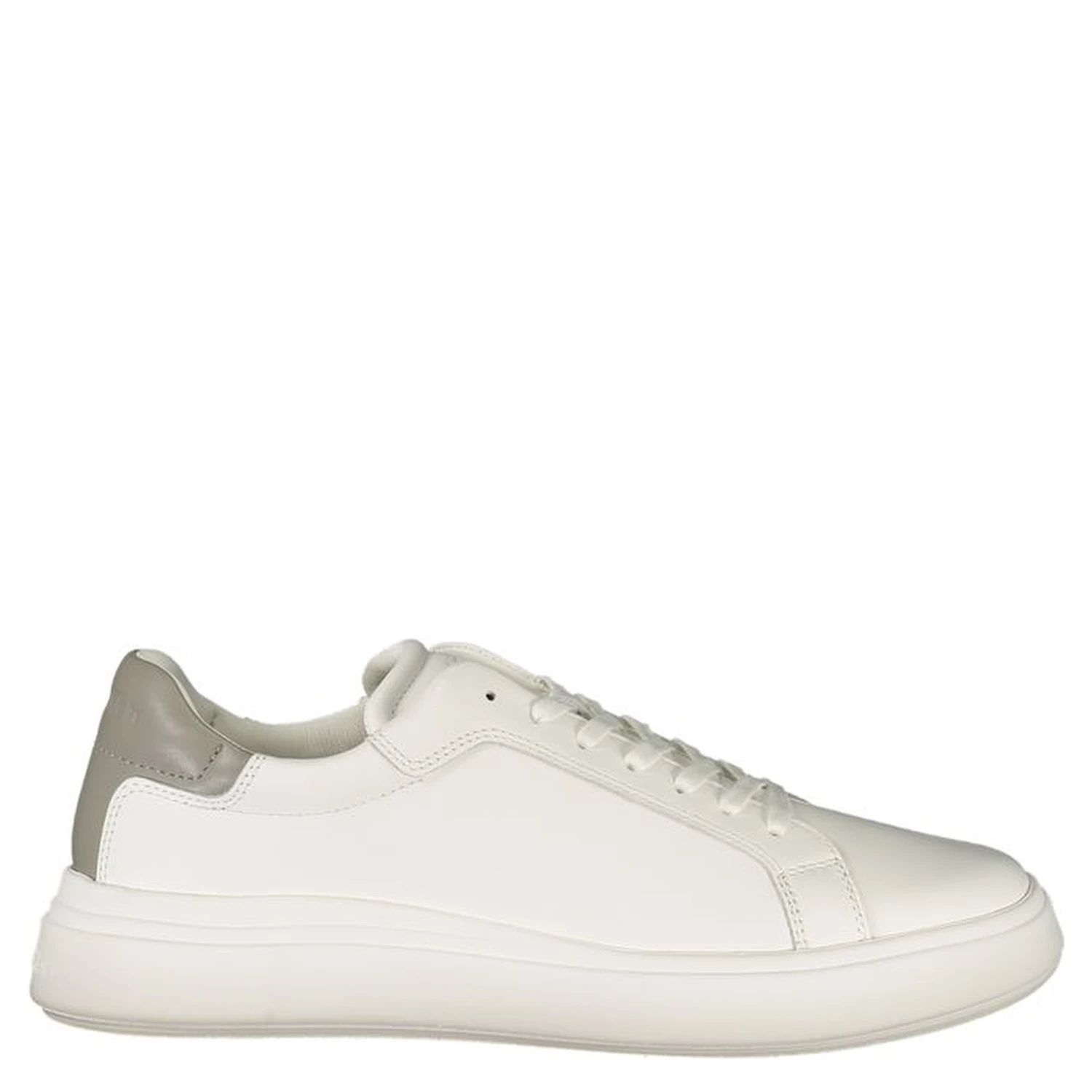 White Polyester Sneaker