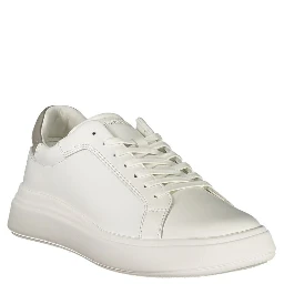 White Polyester Sneaker