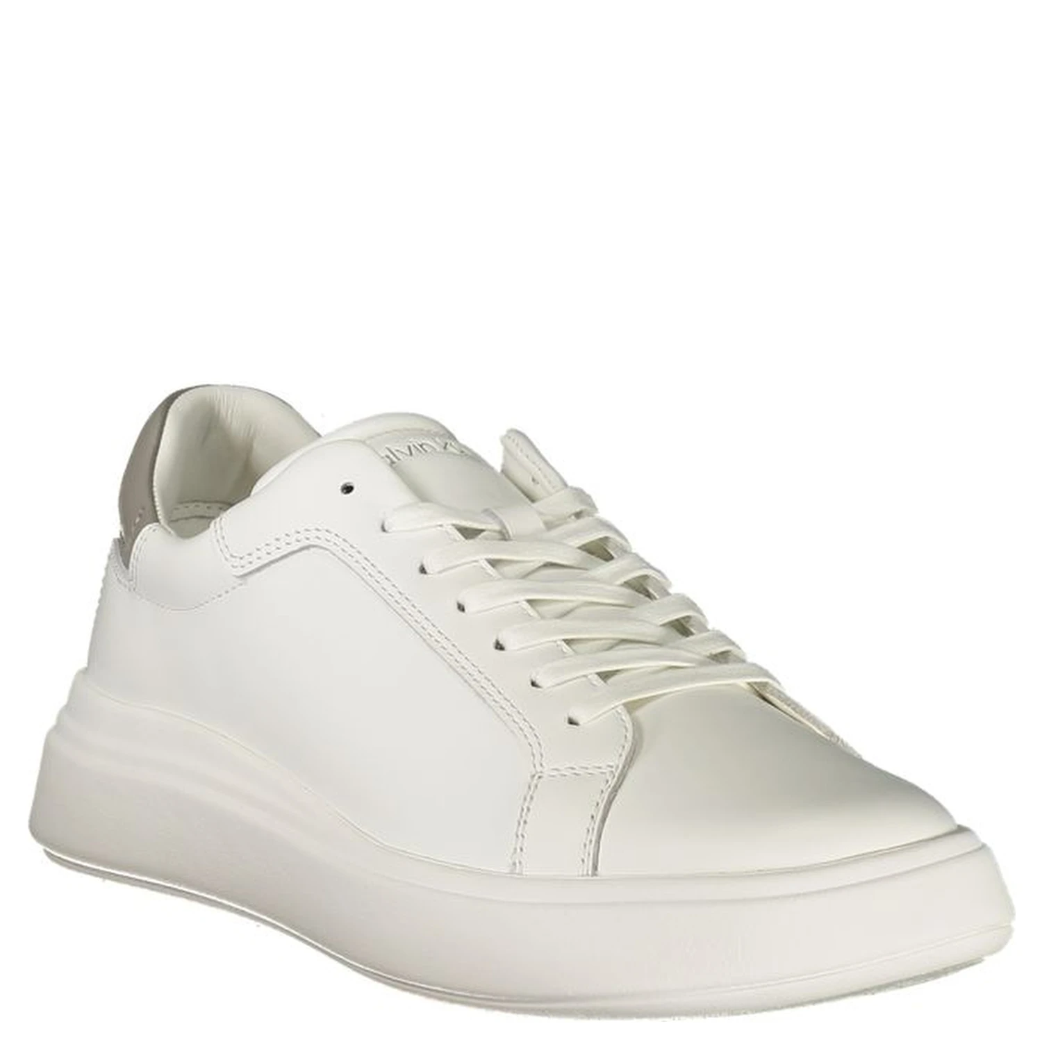 White Polyester Sneaker