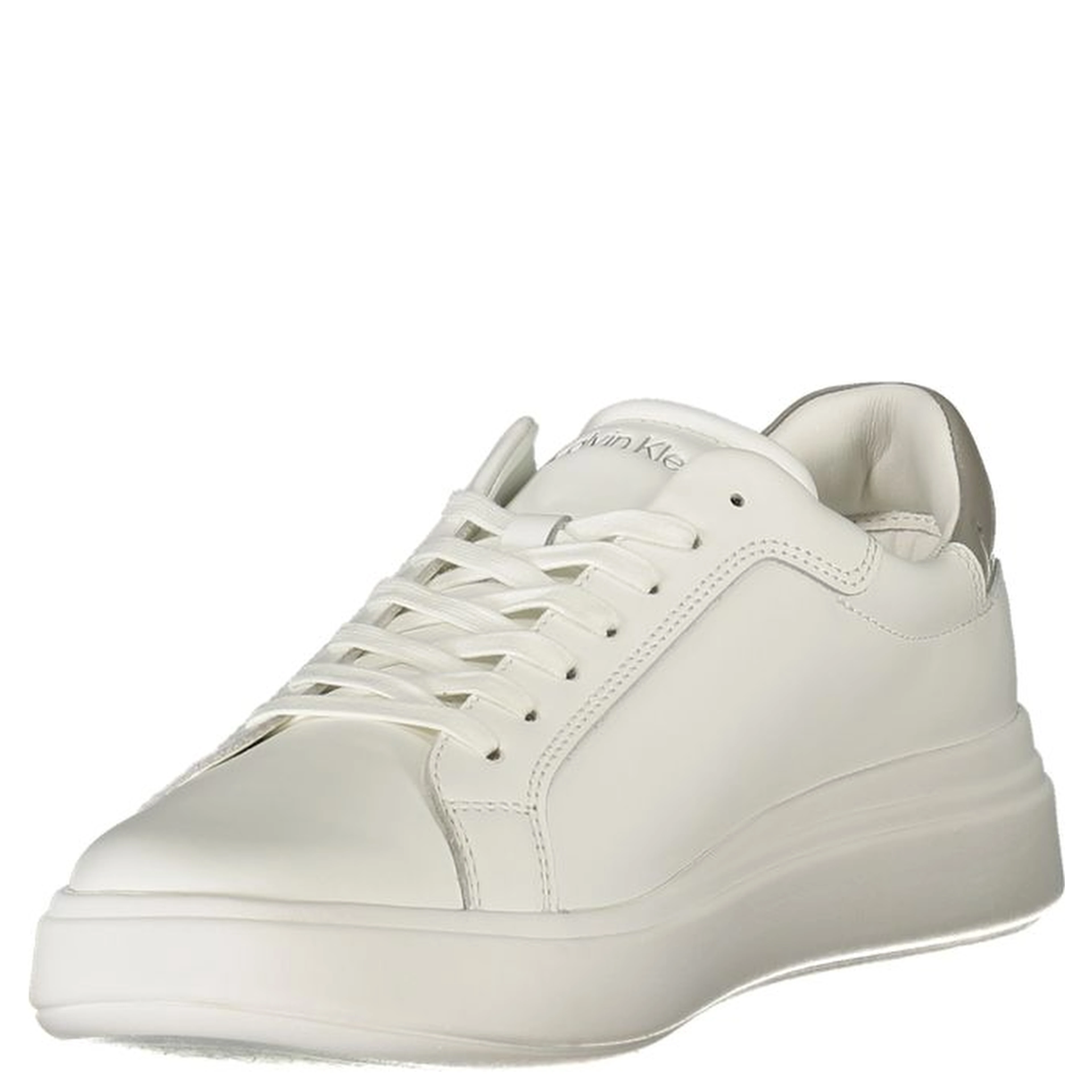 White Polyester Sneaker