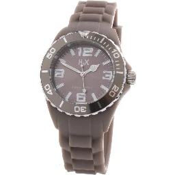 Brown Rubber Sport Watch