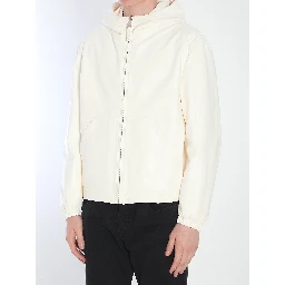 Reversible leather jacket