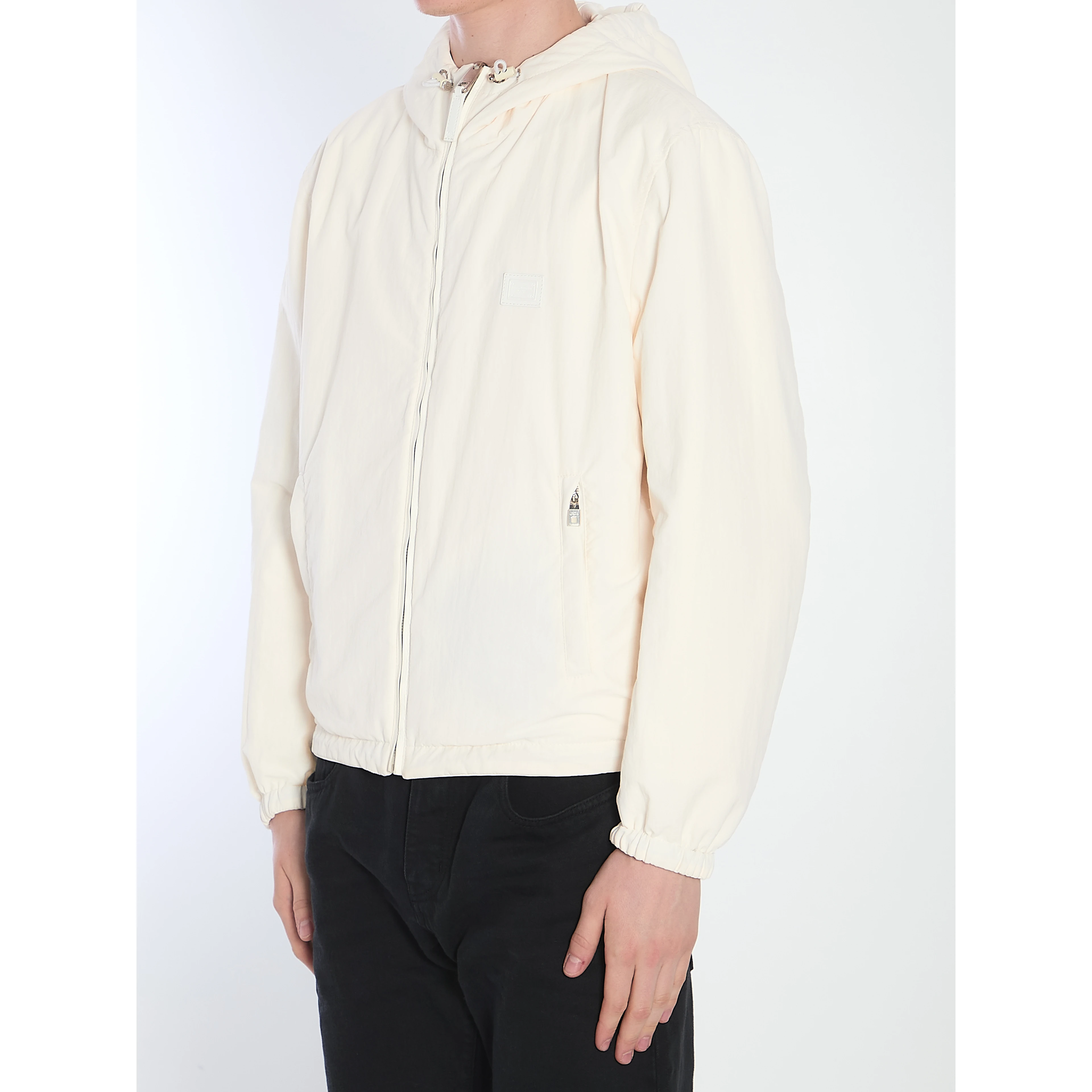 Reversible leather jacket