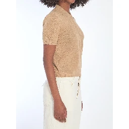 Polo shirt with embroidered logo