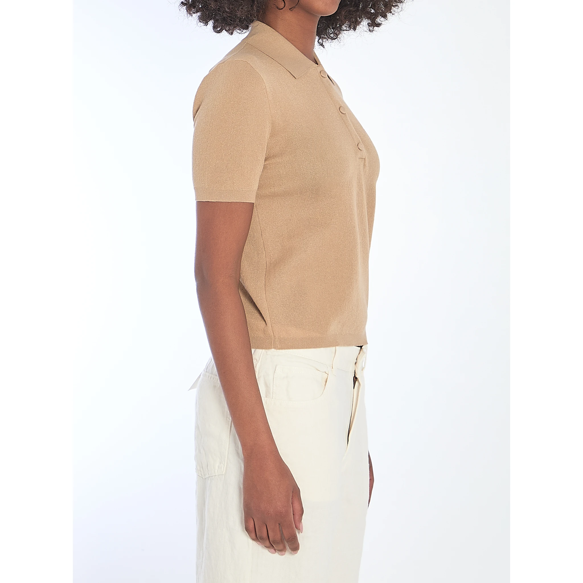 Polo shirt with embroidered logo