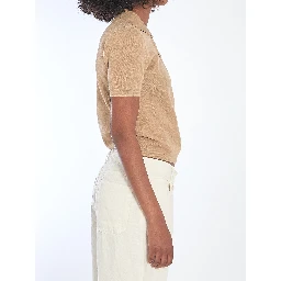 Polo shirt with embroidered logo