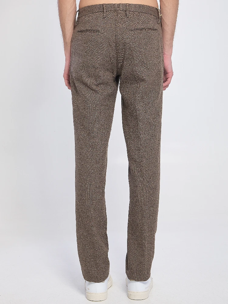 Cotton and wool blend trousers alternative