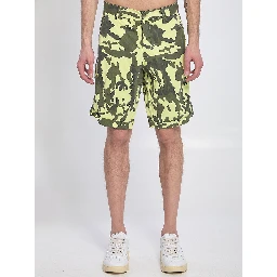 Camouflage bermuda shorts