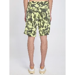 Camouflage bermuda shorts