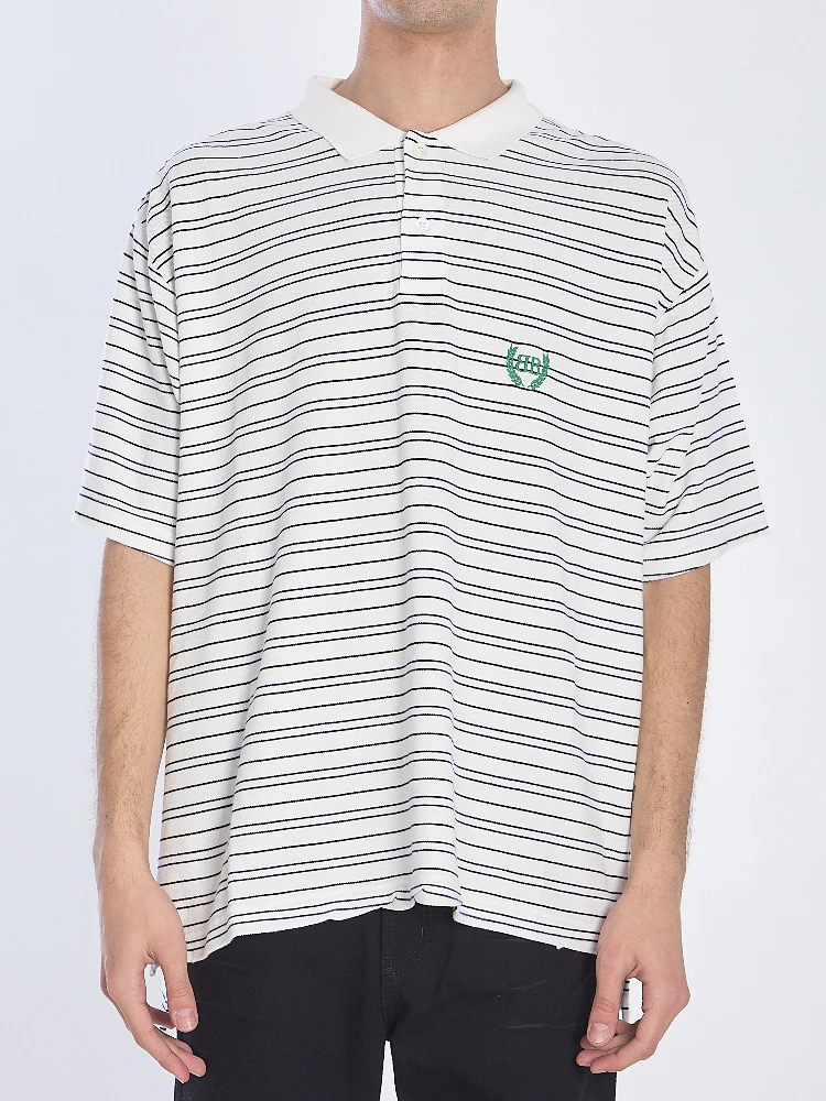 Striped polo shirt