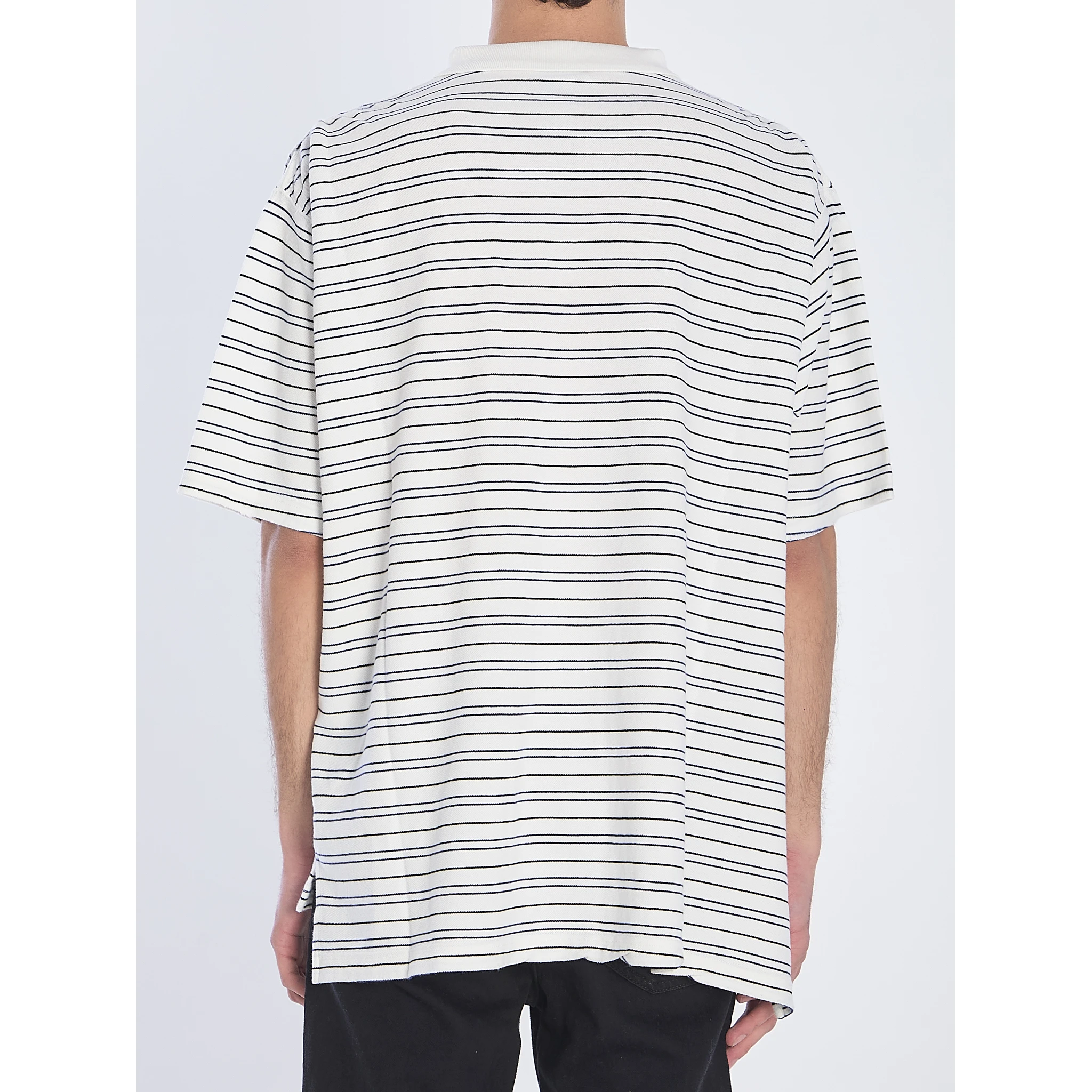 Striped polo shirt
