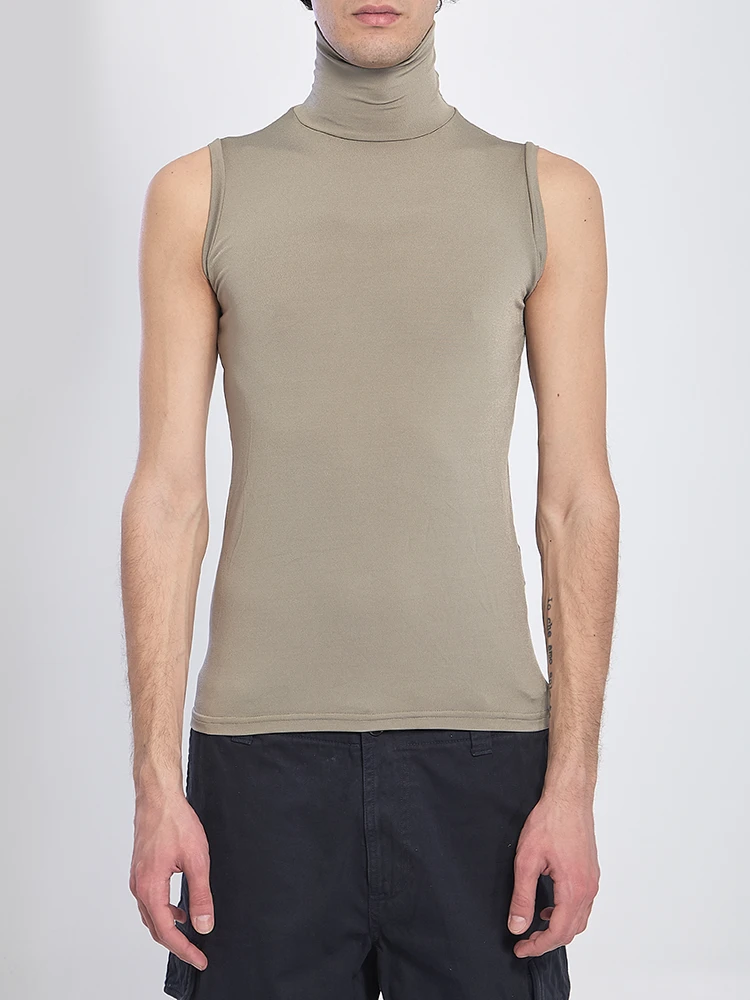 High-neck top