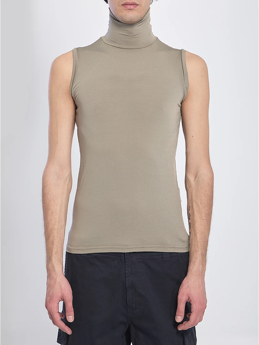 High-neck top