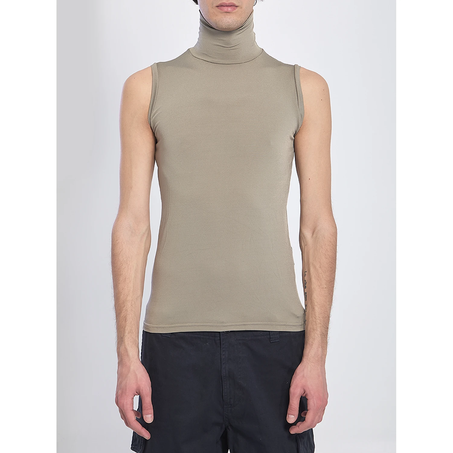 High-neck top