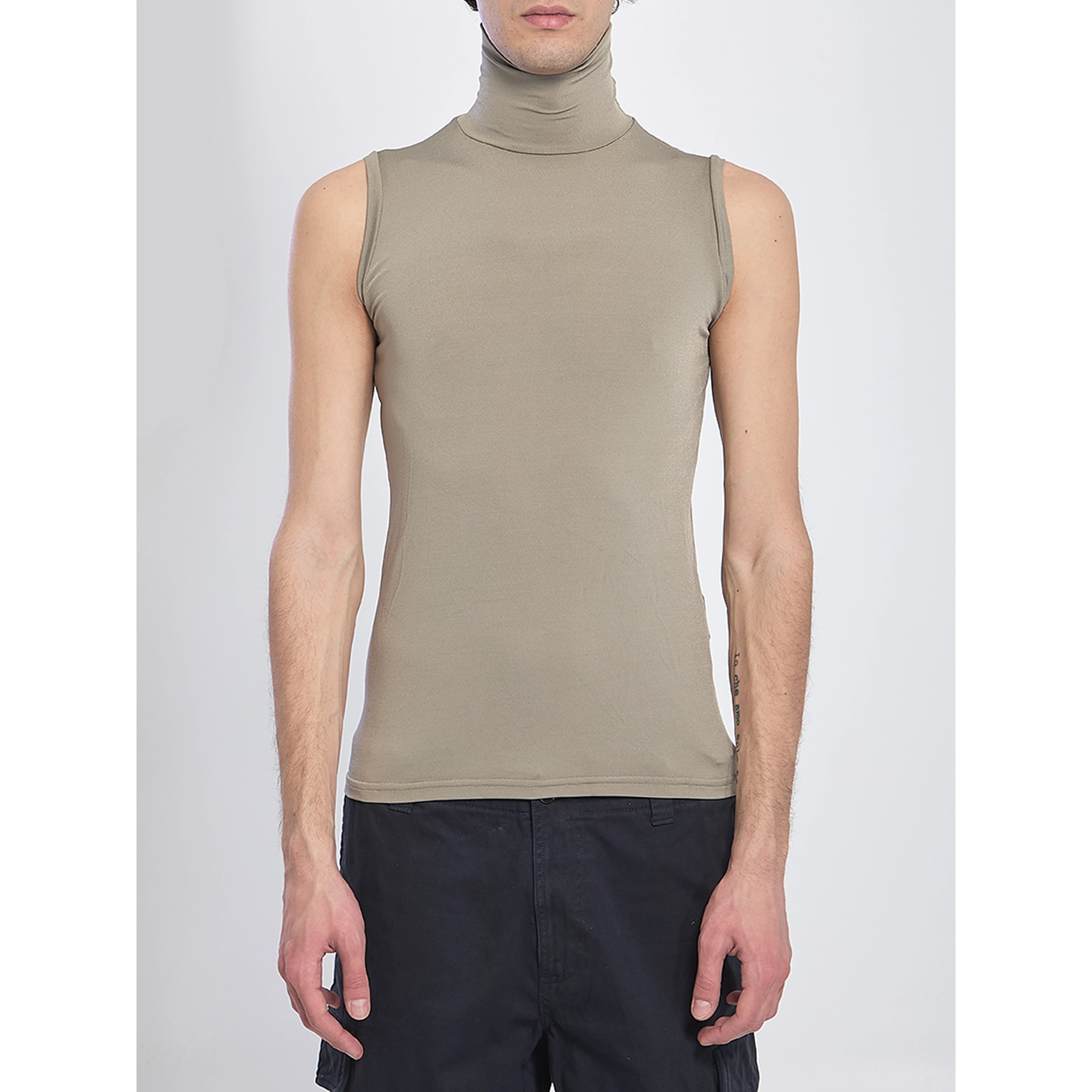 High-neck top