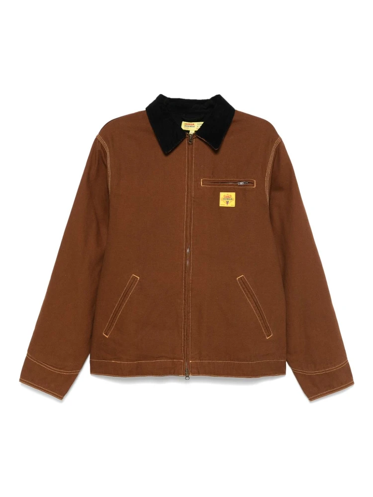 ICECREAM Canvas Workwear Jacket In Brown