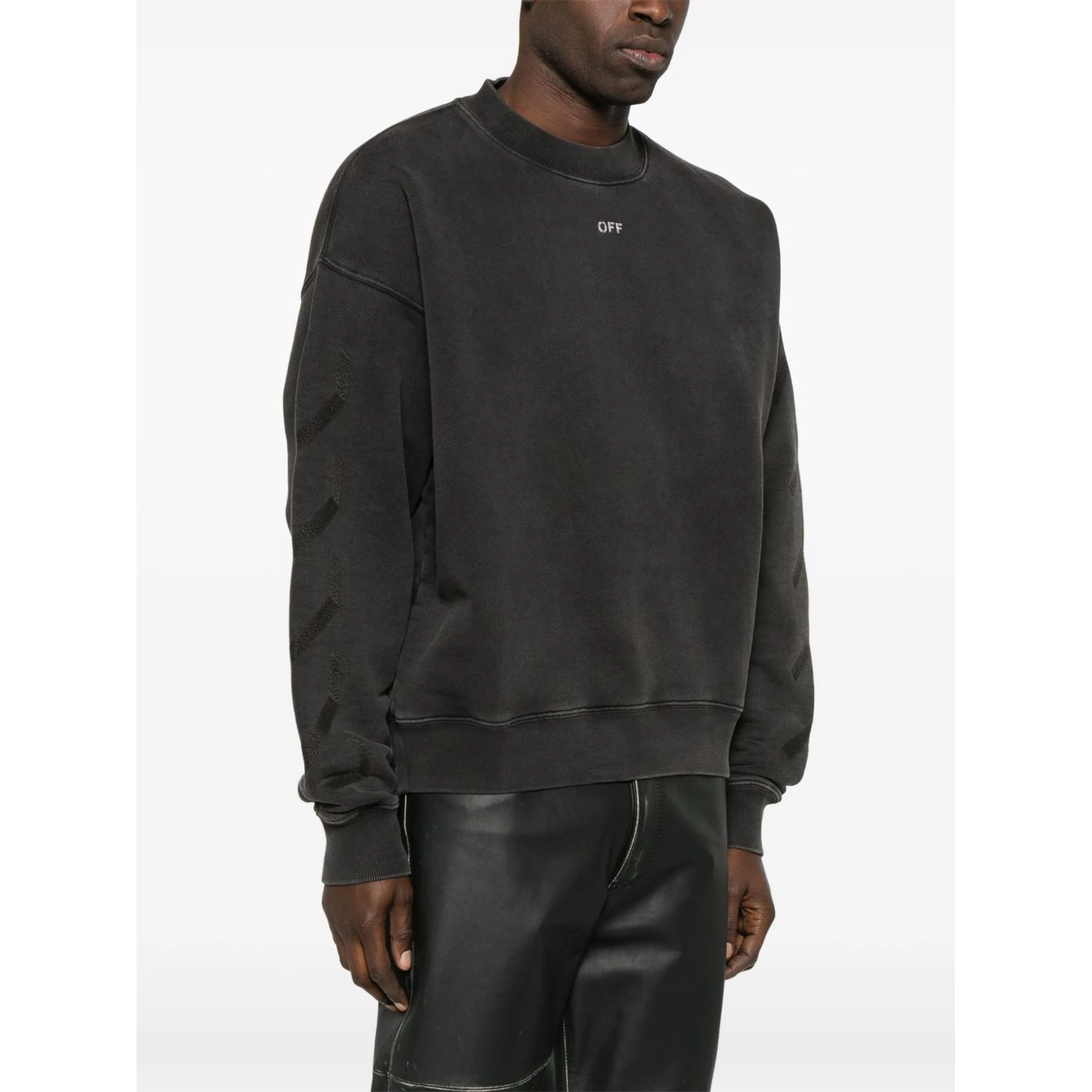 Off White Sweaters Black