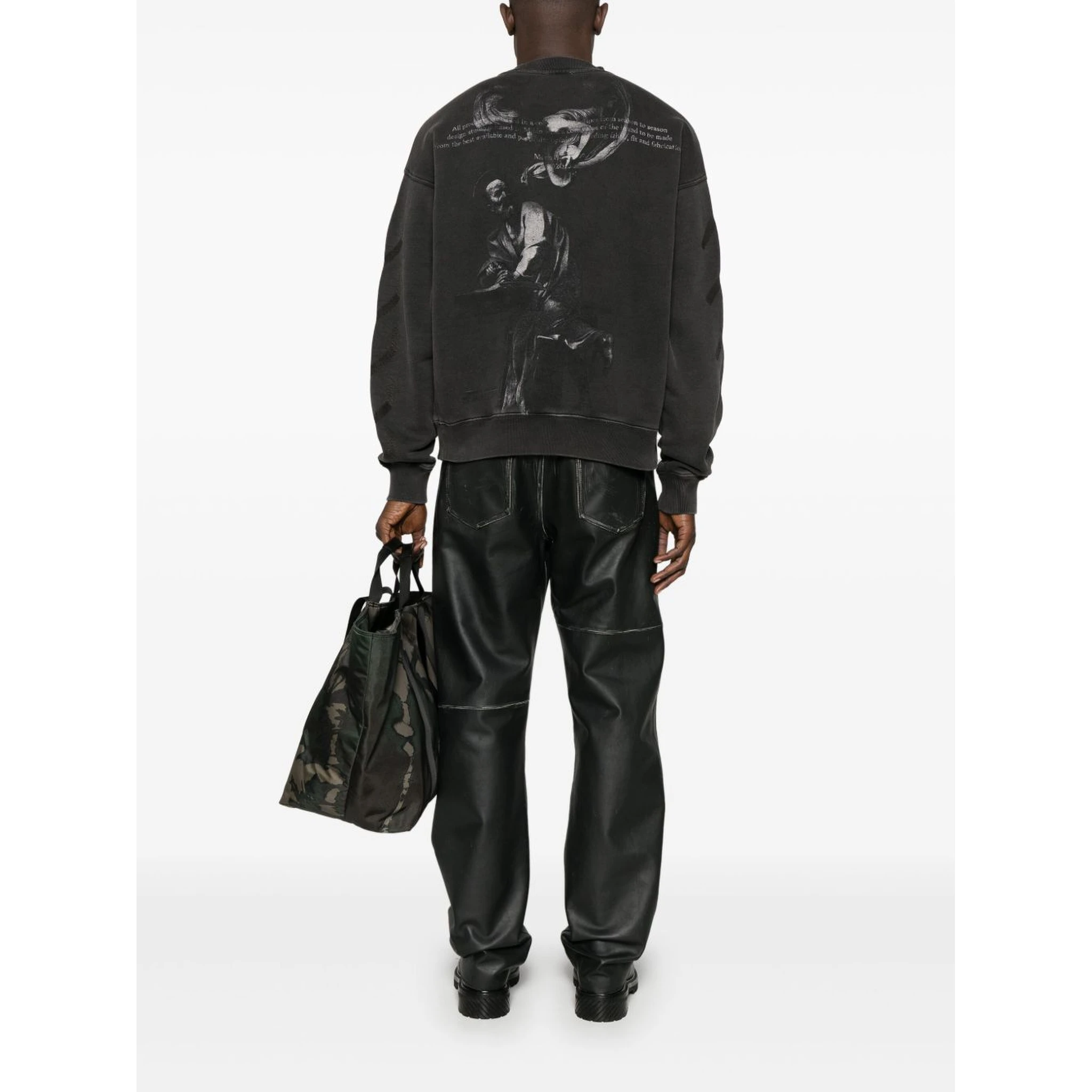 Off White Sweaters Black