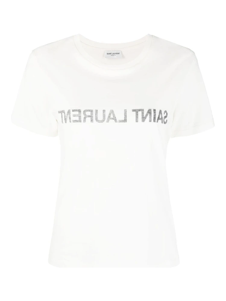 Saint Laurent  T-shirts and Polos White