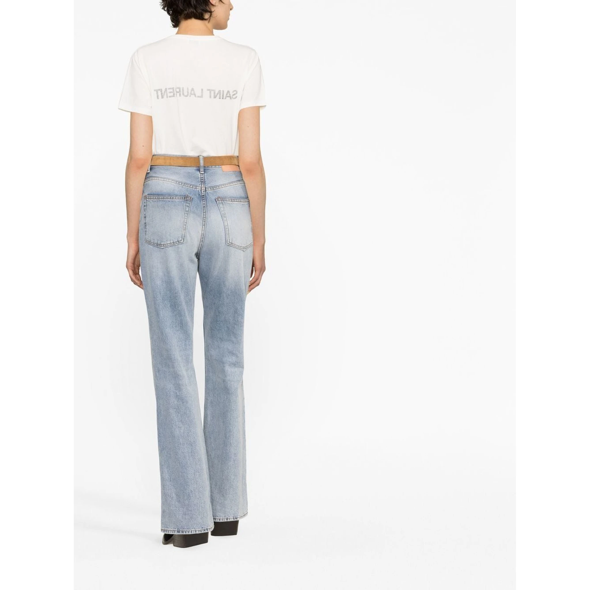 Saint Laurent  T-shirts and Polos White