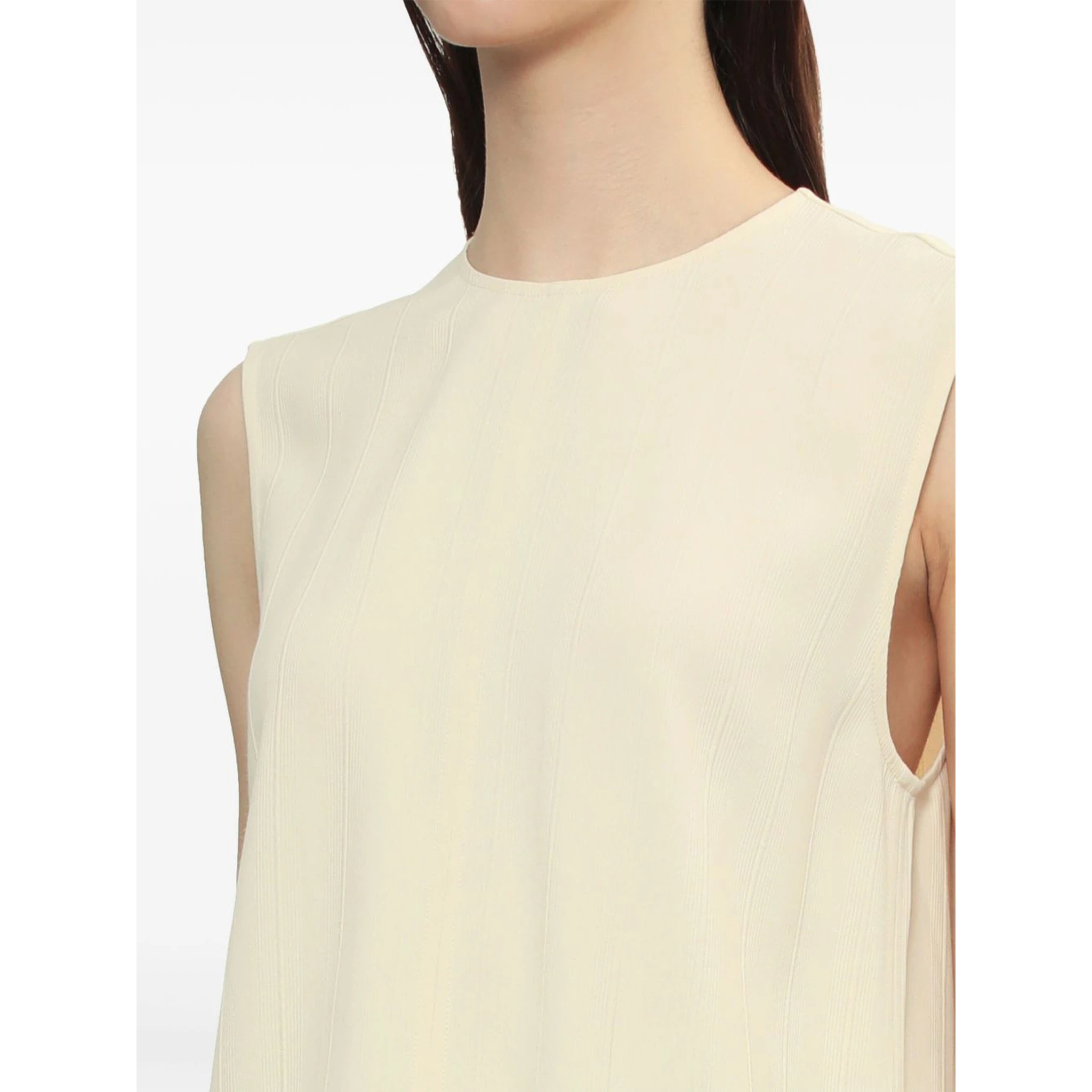 Toteme Women Sleeveless Top In White