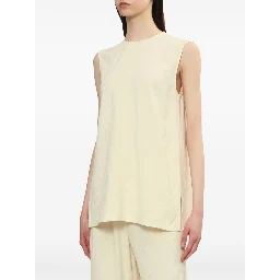 Toteme Women Sleeveless Top In White