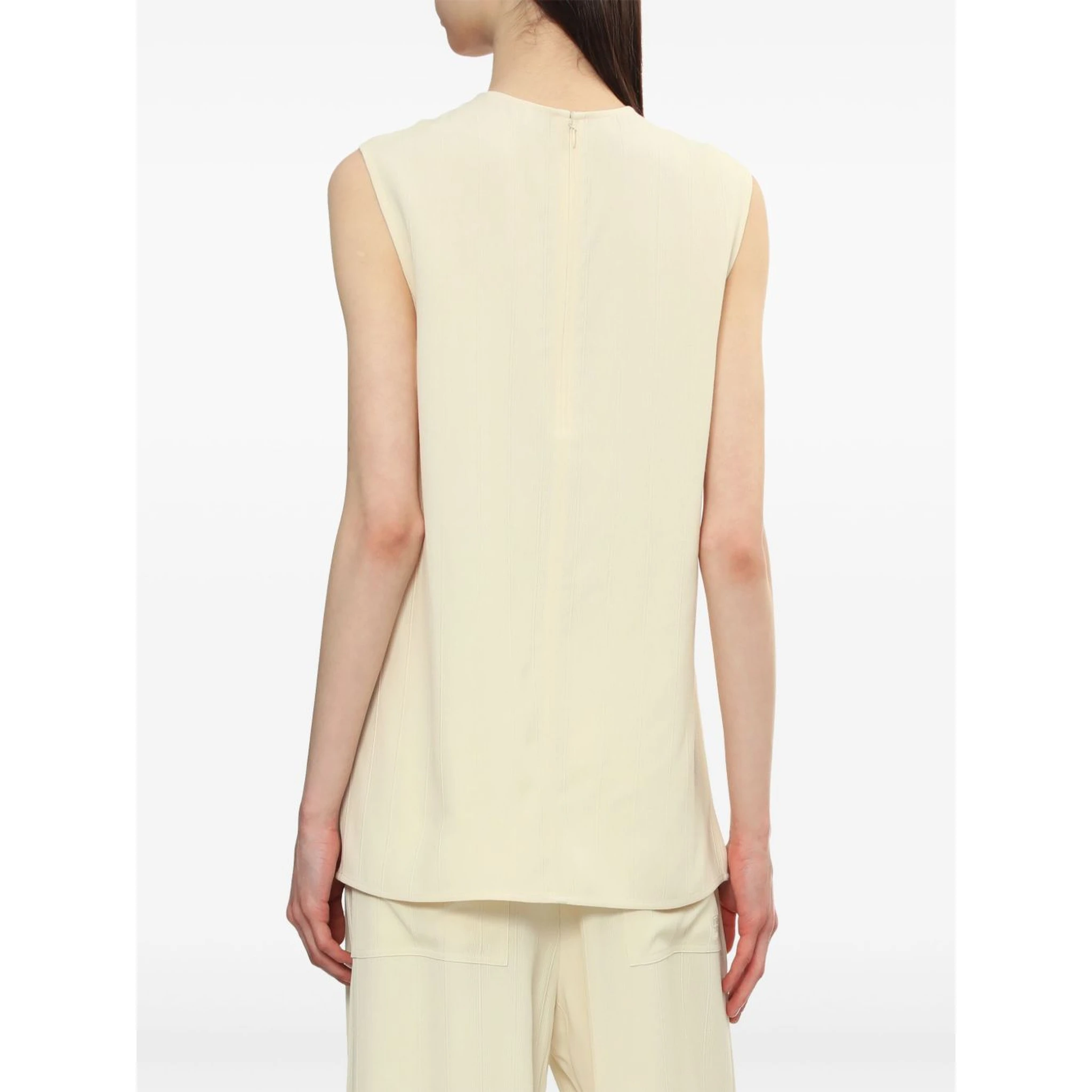 Toteme Women Sleeveless Top In White