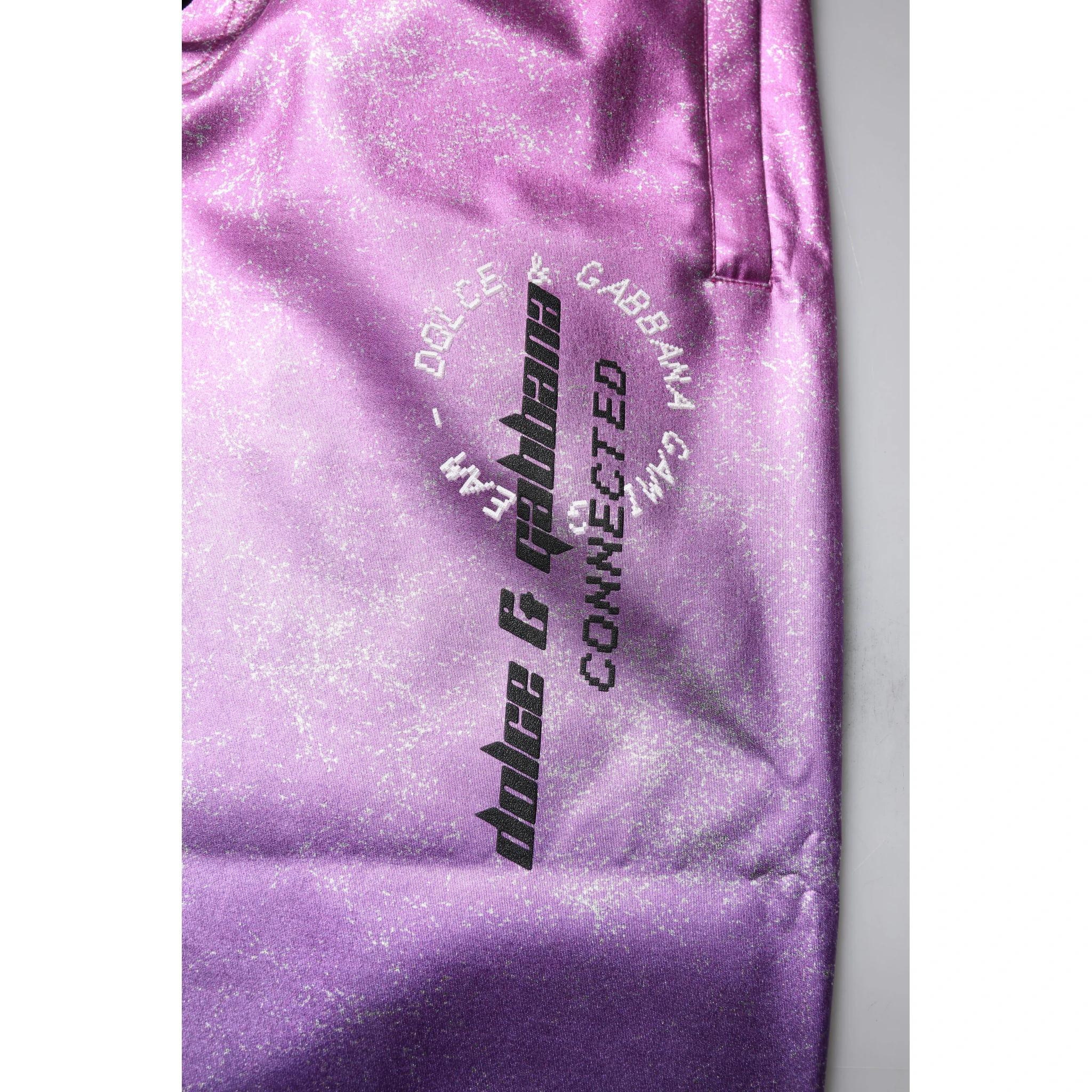 Pink Purple Two Tone Jogger Sweatpants Pants