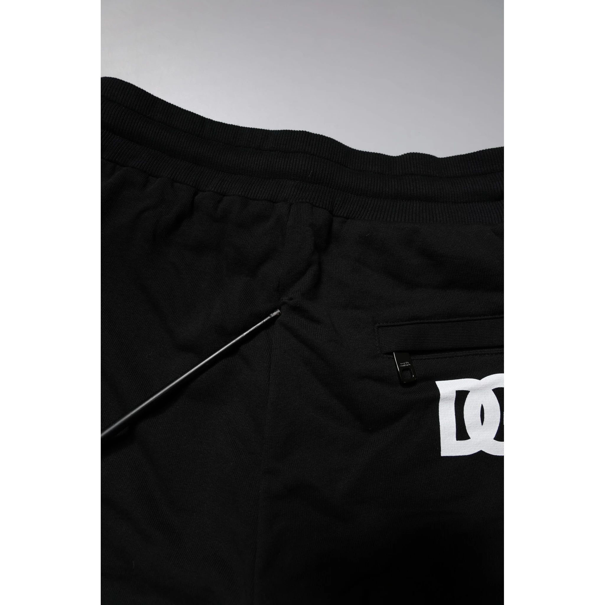 Black Cotton Jogger Sweatpants Pants