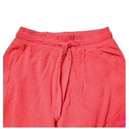 Neon Red Cotton Jogger Men Sweatpants Pants