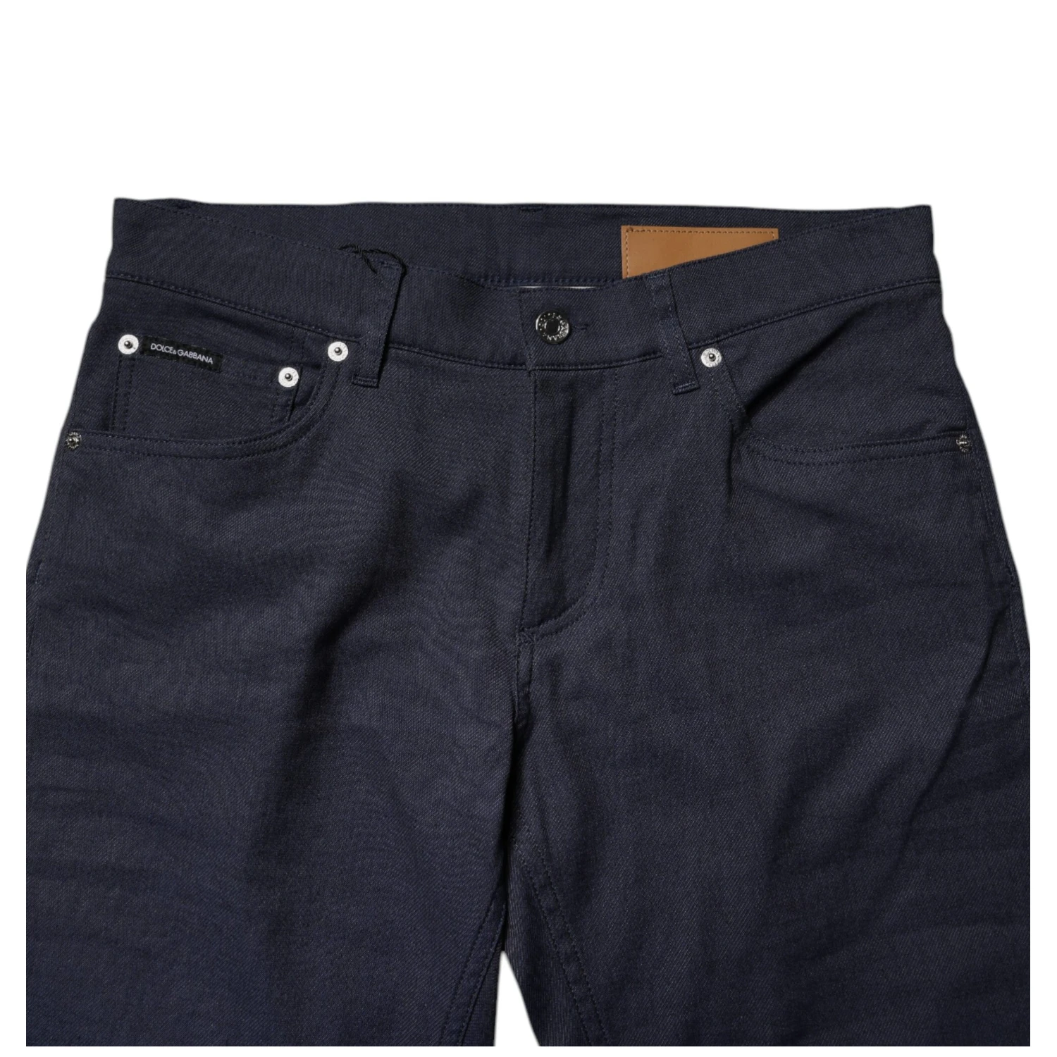 Dark Blue Cotton Stretch Skinny Denim Jeans