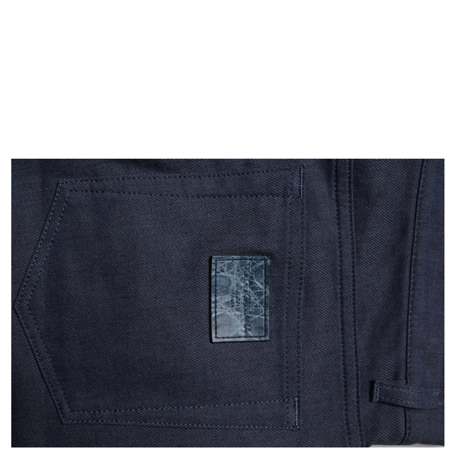 Dark Blue Cotton Stretch Skinny Denim Jeans