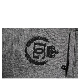 Gray Logo Cotton Jogger Men Sweatpants Pants