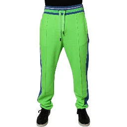 Green Blue Jogger Sweatpants Pants