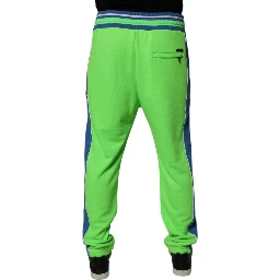 Green Blue Jogger Sweatpants Pants